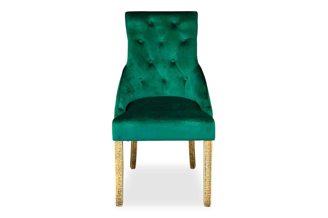Chester Dining Chair - Burma & Forest Green