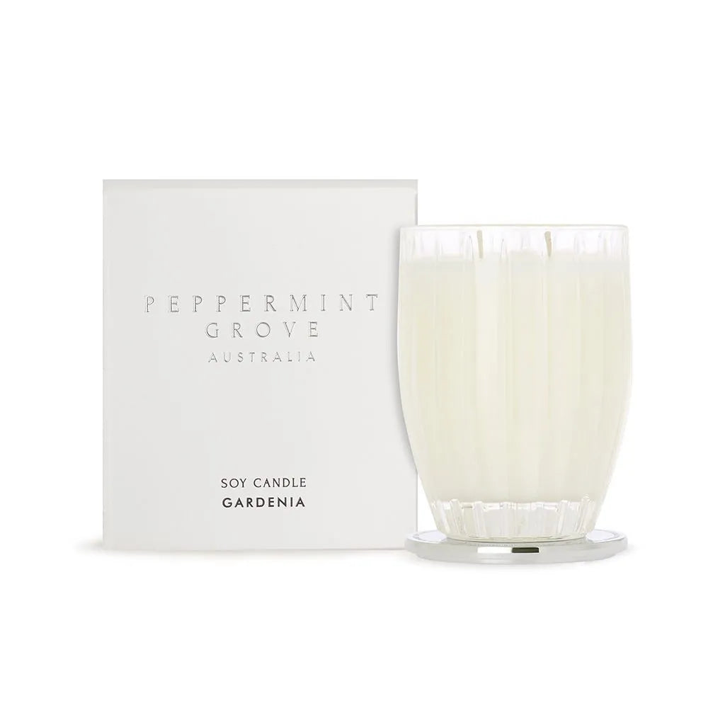 Peppermint Grove - Gardenia Soy Candle 370g