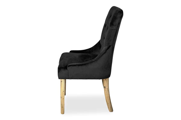 Chester Dining Chair - Antique Oak & Black