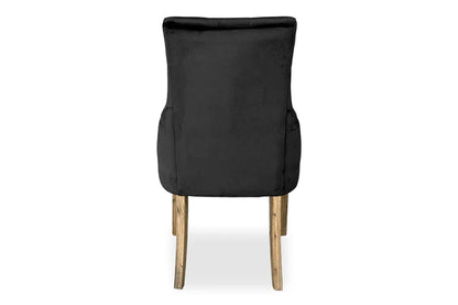 Chester Dining Chair - Antique Oak & Black