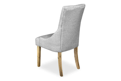 Chester Dining Chair - Antique Oak & Cement