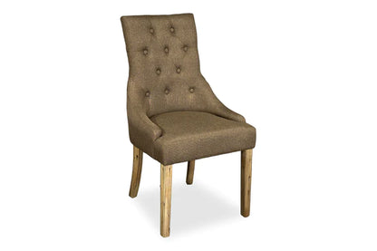 Chester Dining Chair - Antique Oak & Coffee