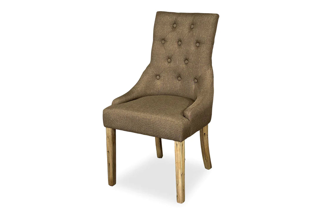 Chester Dining Chair - Antique Oak & Coffee