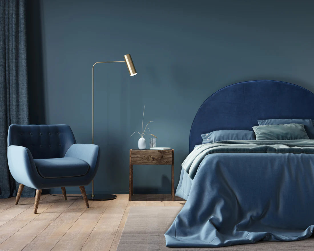 Arch Headboard - King - Royal Blue (Discontinued)