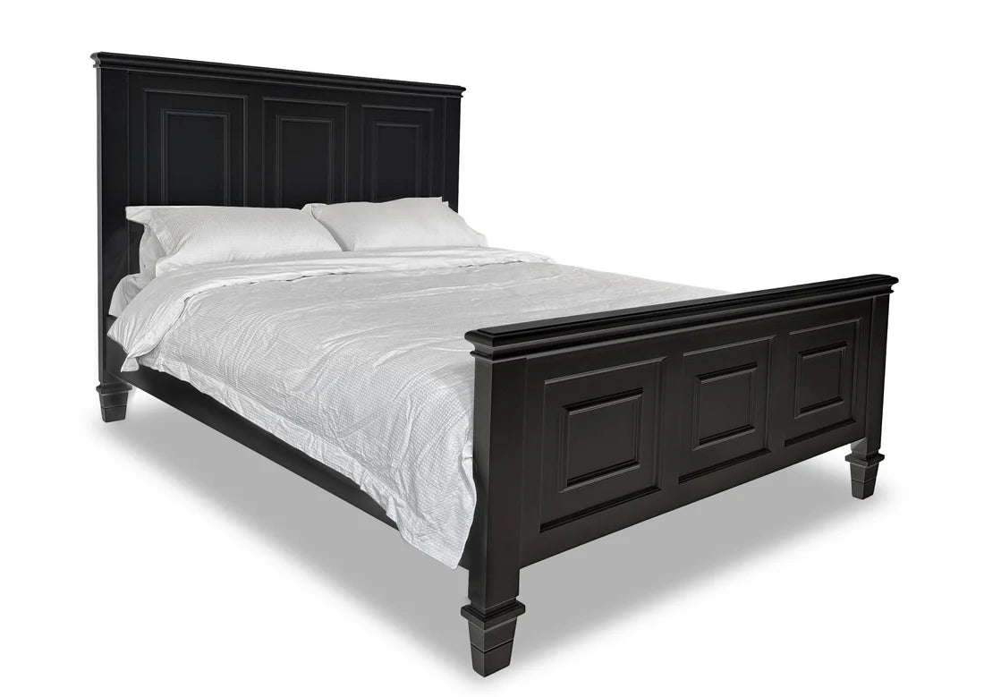 Black Hamptons Bed Frame - King