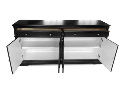 Black Hamptons Buffet Unit