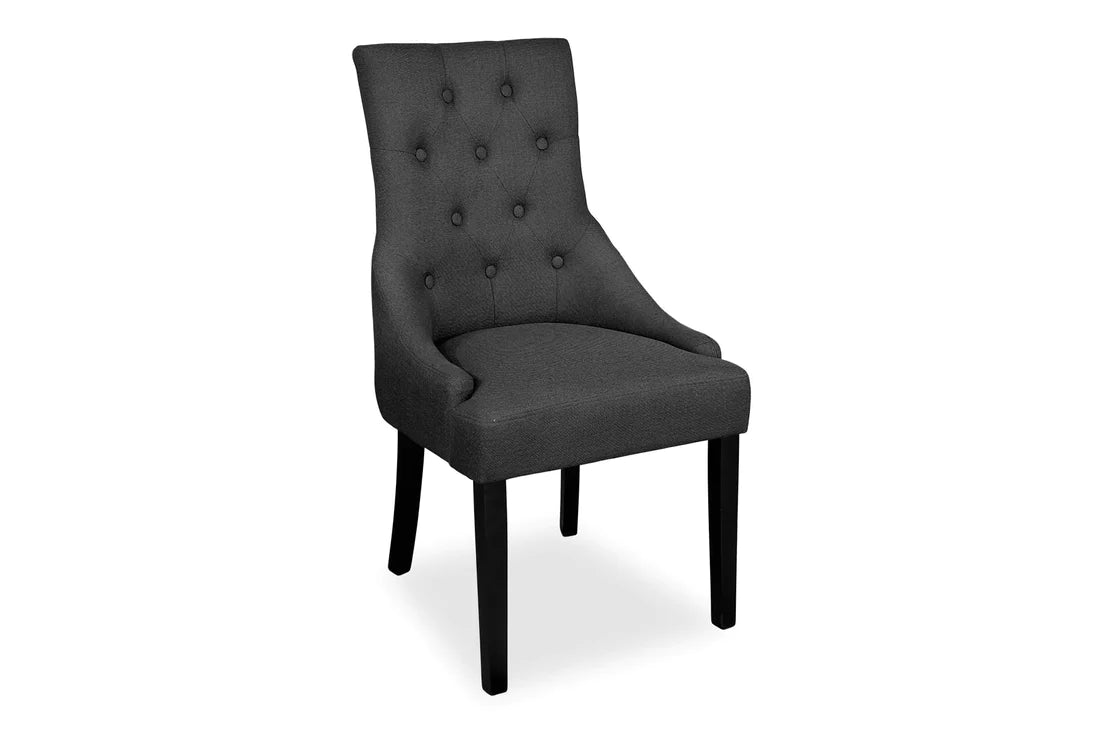 Chester Dining Chair - Black Hamptons & Ash