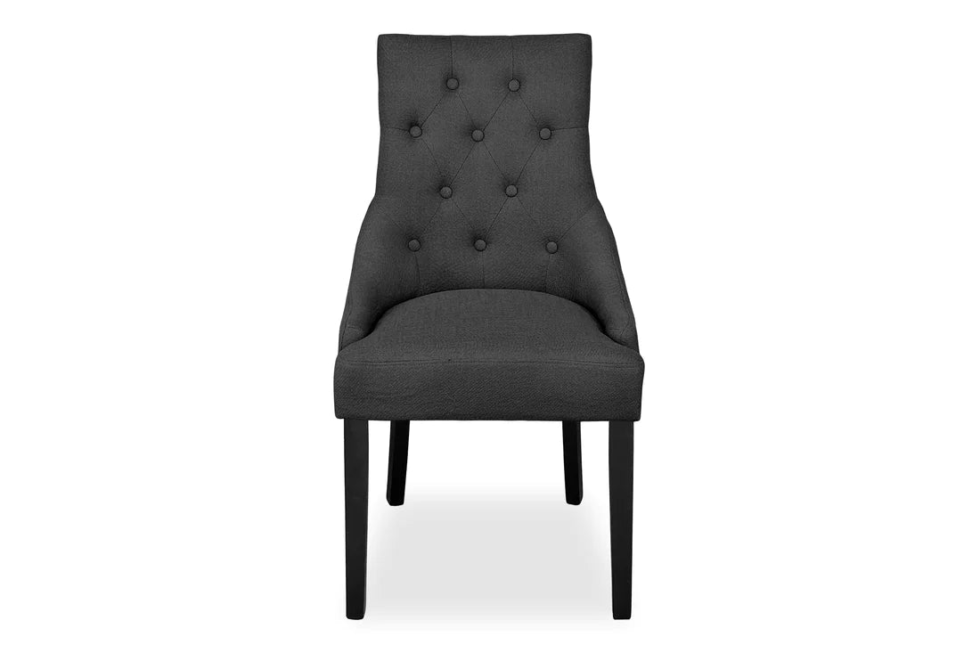 Chester Dining Chair - Black Hamptons & Ash