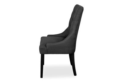 Chester Dining Chair - Black Hamptons & Ash