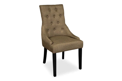 Chester Dining Chair - Black Hamptons & Coffee