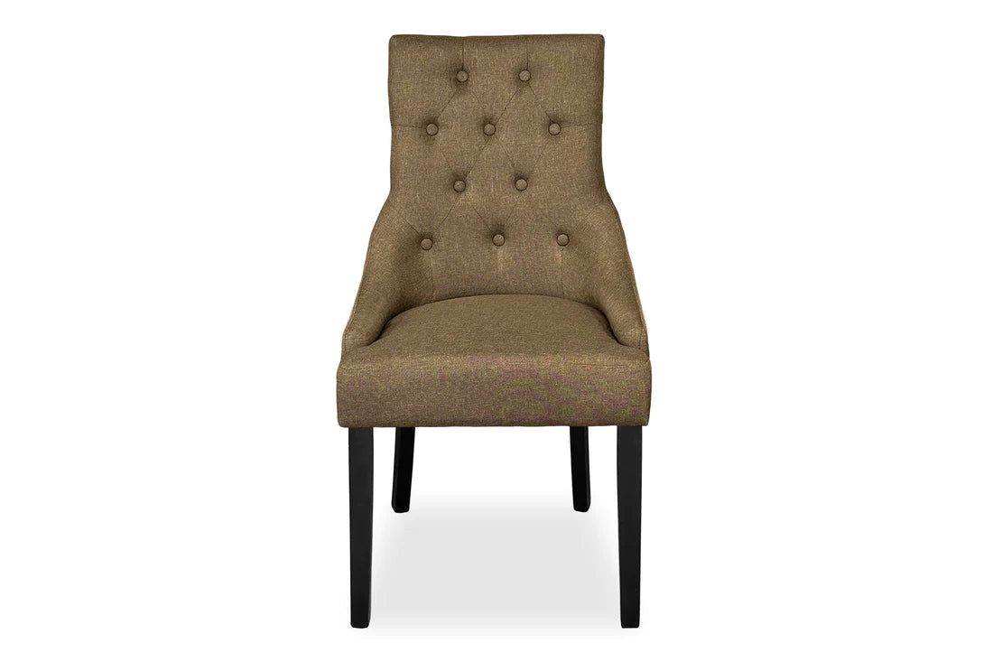 Chester Dining Chair - Black Hamptons & Coffee