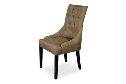 Chester Dining Chair - Black Hamptons & Coffee