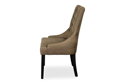 Chester Dining Chair - Black Hamptons & Coffee