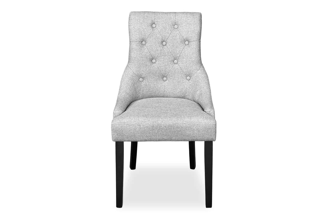 Chester Dining Chair - Black Hamptons & Cement