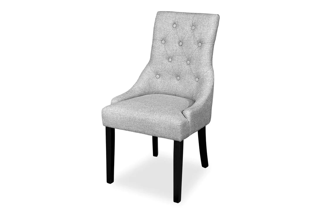 Chester Dining Chair - Black Hamptons & Cement