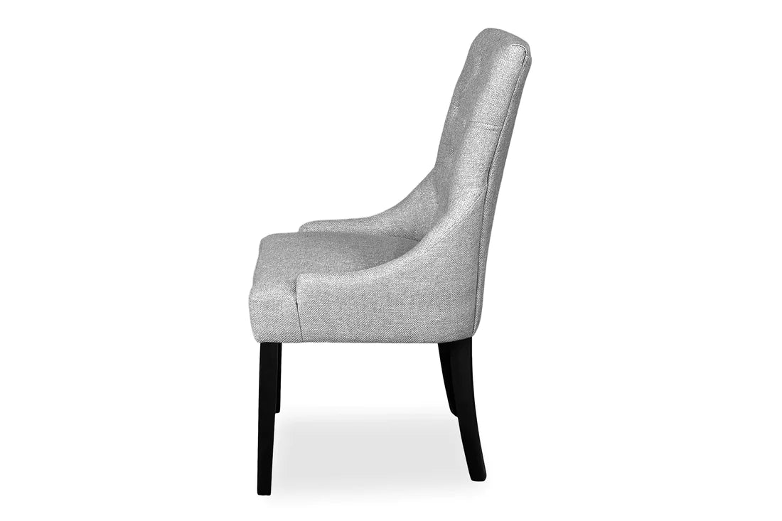 Chester Dining Chair - Black Hamptons & Cement