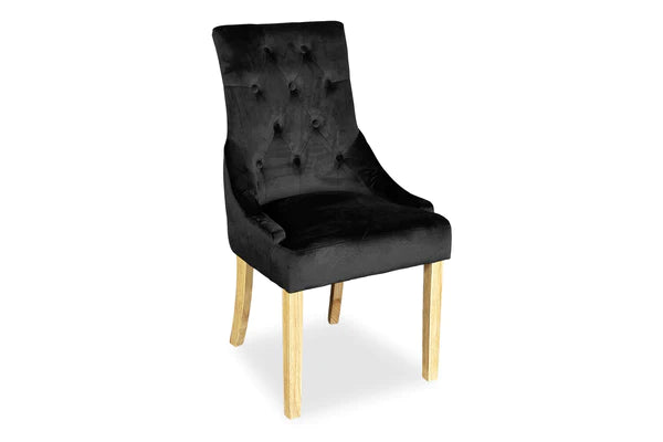 Chester Dining Chair - Blonde Oak & Charcoal