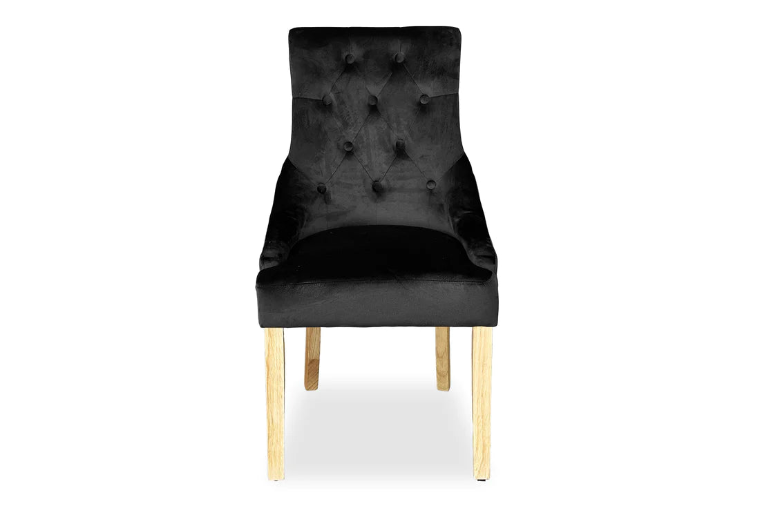 Chester Dining Chair - Blonde Oak & Charcoal