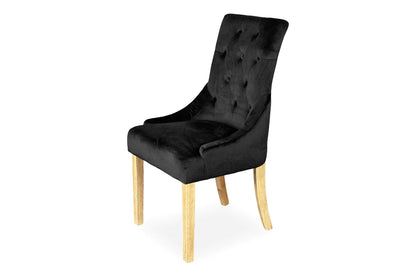 Chester Dining Chair - Blonde Oak & Charcoal