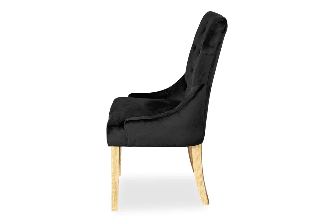 Chester Dining Chair - Blonde Oak & Charcoal