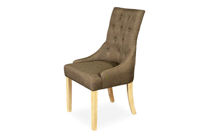 Chester Dining Chair - Blonde Oak & Coffee