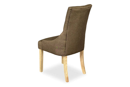 Chester Dining Chair - Blonde Oak & Coffee