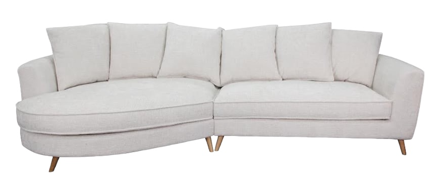 Brooklyn Chaise Sofa - Bondi Natural