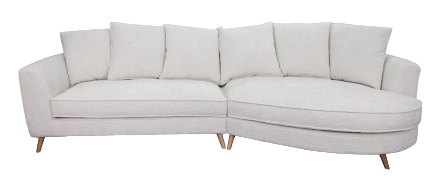 Brooklyn Chaise Sofa - Bondi Natural