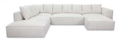 Burleigh 4 Piece Modular Sofa - Bondi Natural