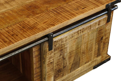 Burma Coffee Table - Sliding Door