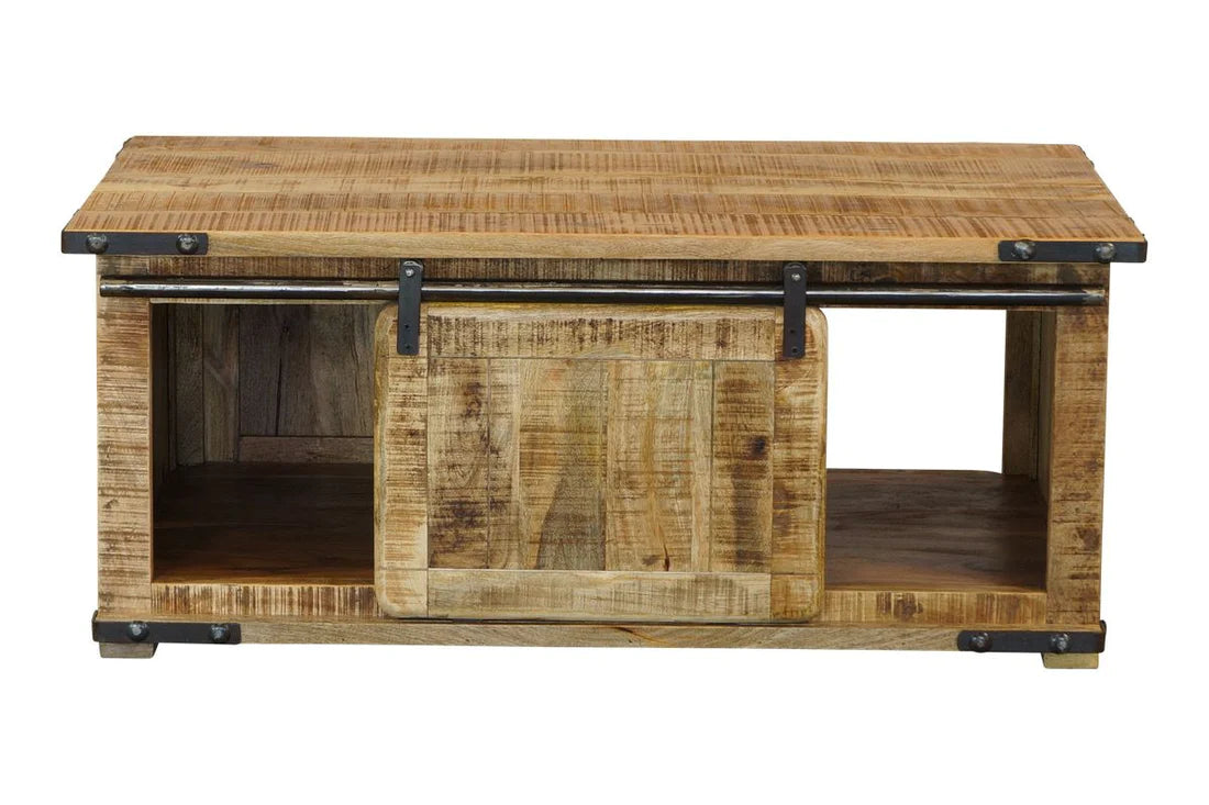 Burma Coffee Table - Sliding Door