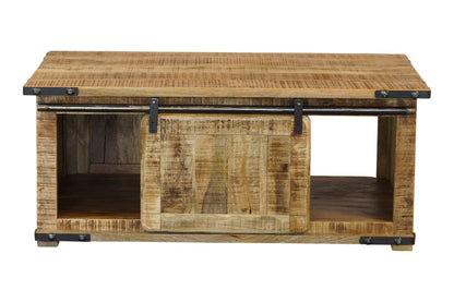 Burma Coffee Table - Sliding Door