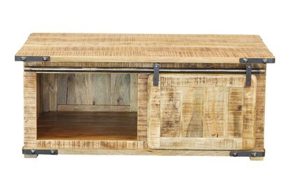 Burma Coffee Table - Sliding Door