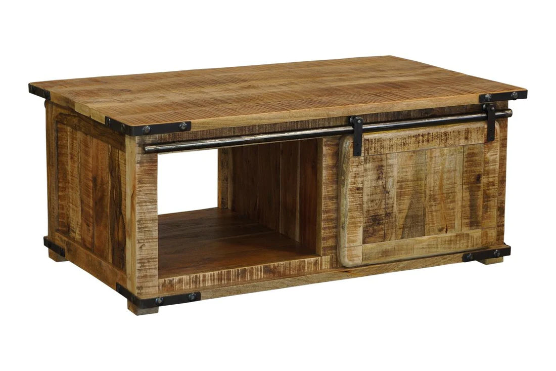 Burma Coffee Table - Sliding Door