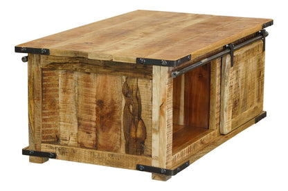 Burma Coffee Table - Sliding Door