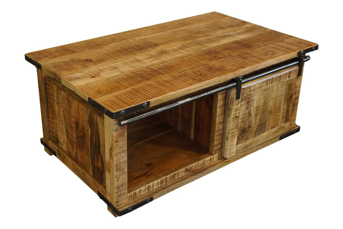 Burma Coffee Table - Sliding Door