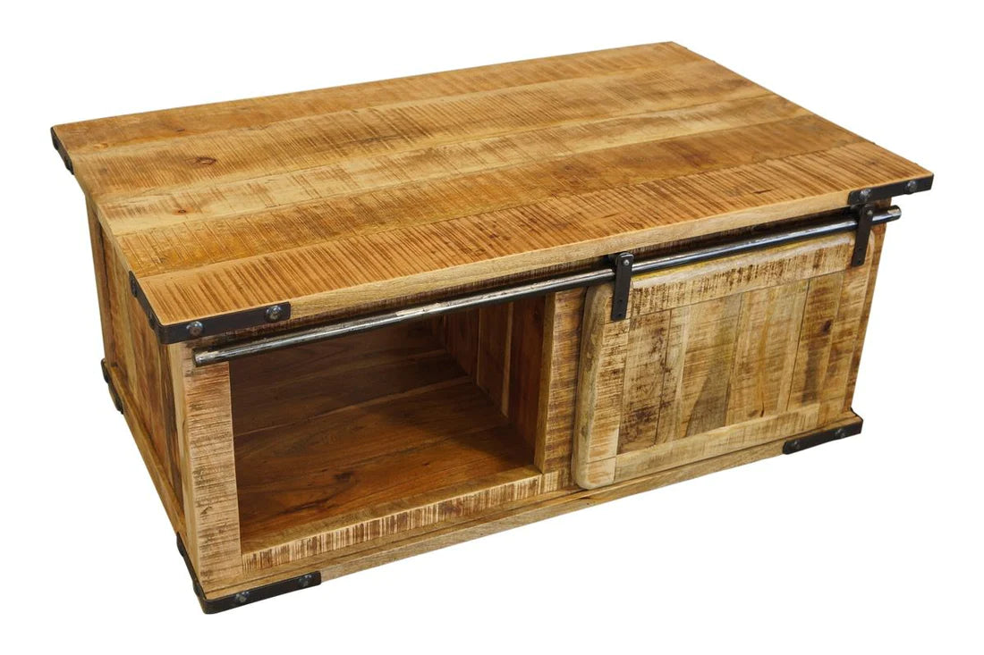 Burma Coffee Table - Sliding Door