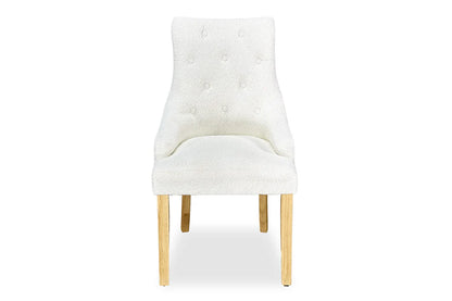 Chester Dining Chair - Blonde Oak & Boucle