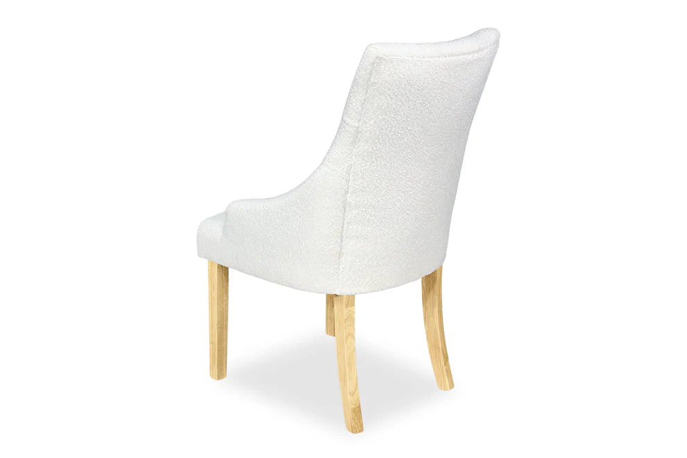 Chester Dining Chair - Blonde Oak & Boucle