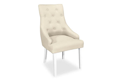 Chester Dining Chair - White Hamptons & Natural