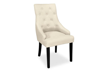 Chester Dining Chair - Black Hamptons & Natural