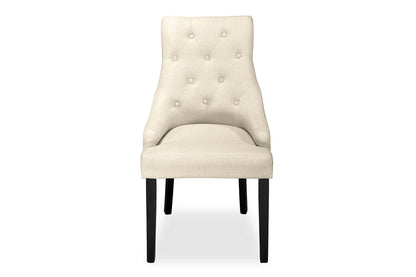 Chester Dining Chair - Black Hamptons & Natural