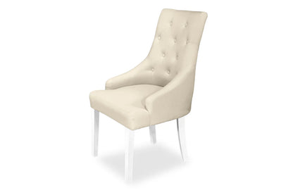 Chester Dining Chair - White Hamptons & Natural