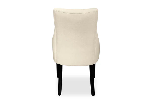 Chester Dining Chair - Black Hamptons & Natural