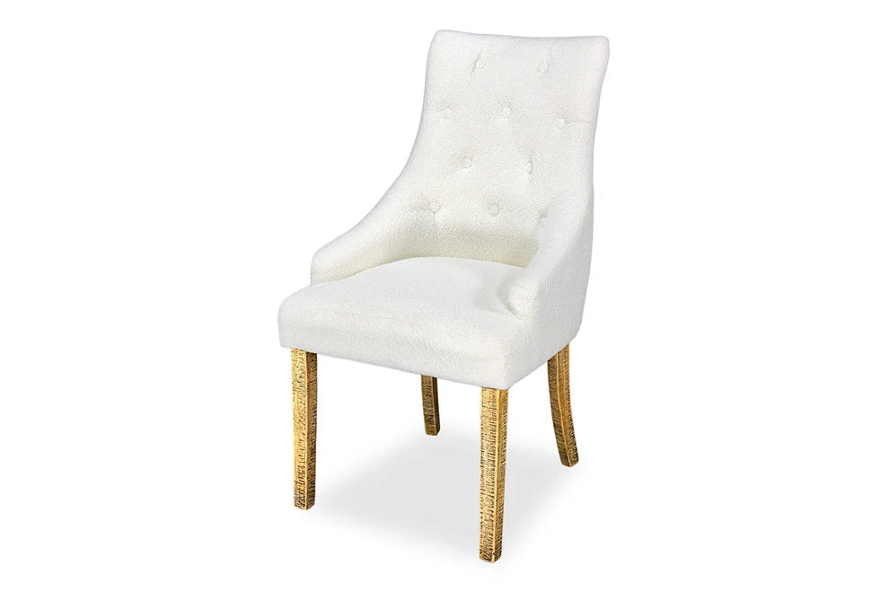 Chester Dining Chair - Burma & Boucle