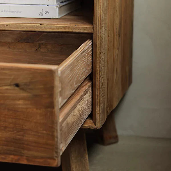 Farmhouse Bedside Table - 1 Drawer