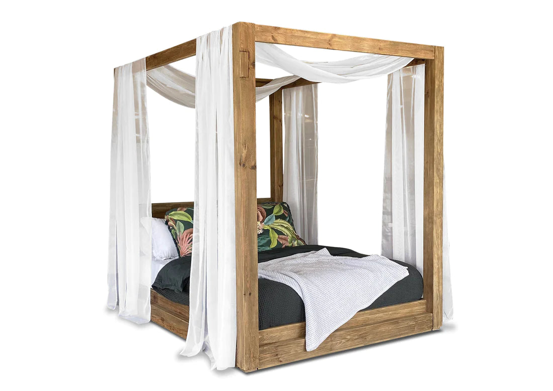 Farmhouse 4 Poster Bed - Queen