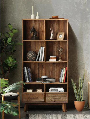 Farmhouse Bookcase - Drawer