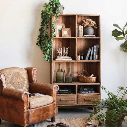 Farmhouse Bookcase - Drawer