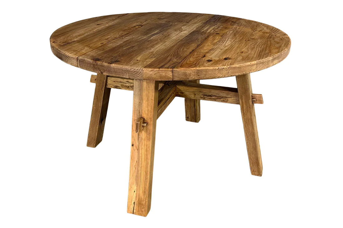 Farmhouse Round Dining Table - 1200